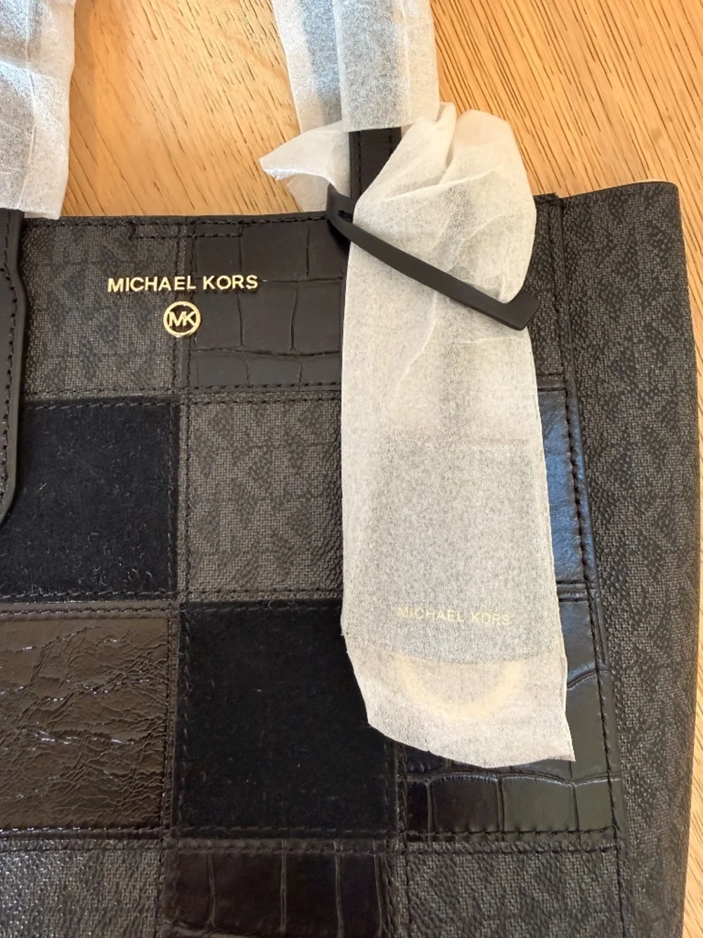 Michael Kors Sinclair Small NS Shopper Tote Black NWT 30F1G5ST00